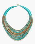 Collar en hilos de seda