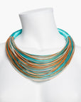 Collar en hilos de seda