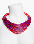Collar en hilos de seda