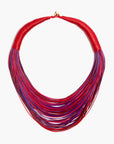Collar en hilos de seda