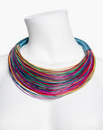 Collar en hilos de seda