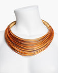 Collar en hilos de seda