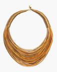 Collar en hilos de seda